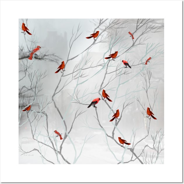 Erica's Cardinals Wall Art by PeggyNovak